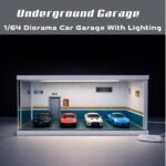 Underground Parking Diorama Car Garage – Premium Display Setup for Diecast With Tri-Color Lighting