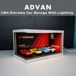 Diorama Car Garage – Premium Display Setup for Diecast With Tri-Color Lighting
