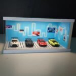 Neon Skyline Diorama Car Garage – Premium Display Setup for Diecast With Tri-Color Lighting - Image 3