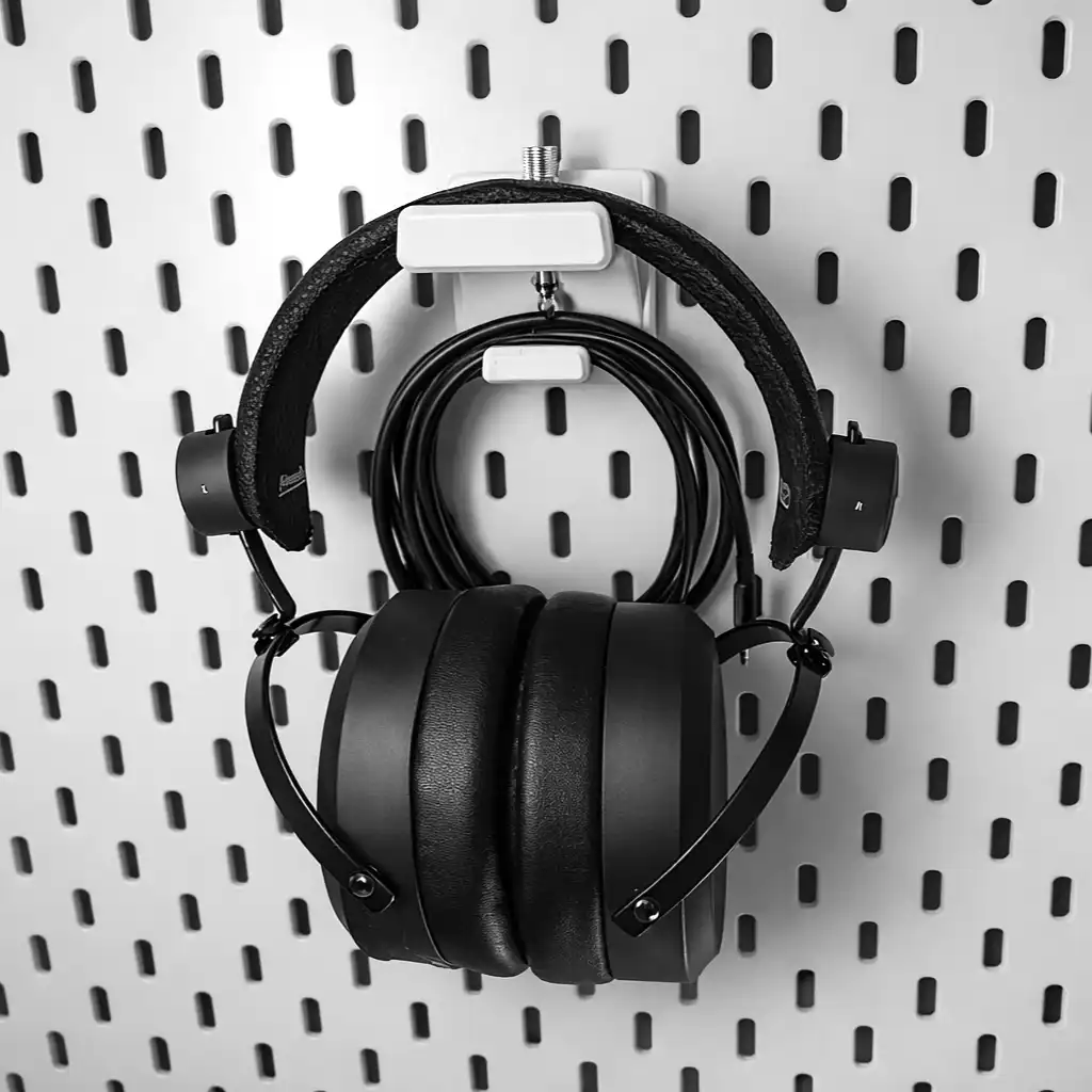 78fb9fb7-046b-488b-8313-beb626ff984f Premium Headphone Holder with Cable Management Slot - Image 1