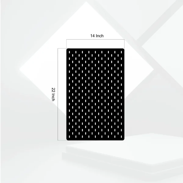 14×22– Inch Premium Modular Wall Pegboard | Metal or Plywood Option