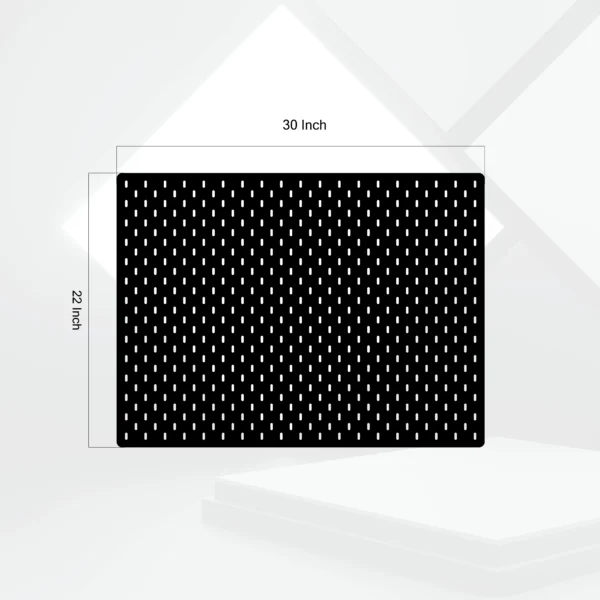 30x22 – Inch Premium Horizontal Aesthetic Pegboard Organizer | Metal or Plywood Option