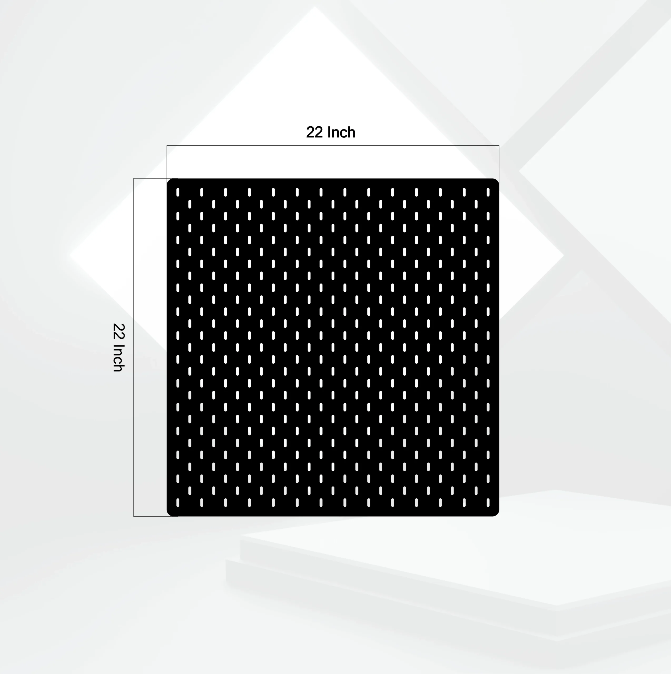 Untitled-9 22×22– Inch Premium Modular Wall Pegboard | Metal or Plywood Option - Image 1