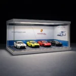 Porsche Diorama Car Garage – Premium Display Setup for Diecast With Tri-Color Lighting - Image 4