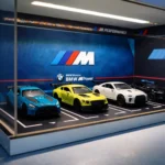 BMW Diorama Car Garage – Premium Display Setup for Diecast With Tri-Color Lighting - Image 4
