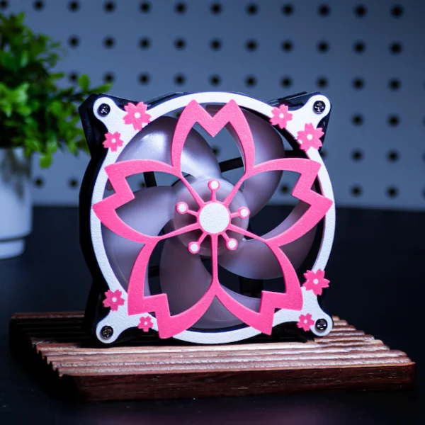 Cherry Blossom Sakura 120mm 140mm  Fan Cover for Gaming Computers