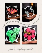 Cherry Blossom Sakura 120mm 140mm  Fan Cover for Gaming Computers - Image 5