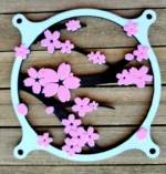 Tricolor Sakura Cherry Blossom 120mm 140mm  Fan Cover for Computers