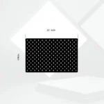 22x14– Inch Premium Horizontal Aesthetic Pegboard Organizer | Metal or Plywood Option