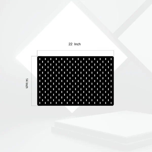 22x14– Inch Premium Horizontal Aesthetic Pegboard Organizer | Metal or Plywood Option