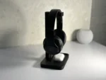 3D Printed Headphone Holder with Storage Tray – Modern Desk Headphone Stand | Headset Stand for Gaming, Office & Home Setup - Image 2
