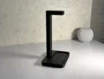 3D Printed Headphone Holder with Storage Tray – Modern Desk Headphone Stand | Headset Stand for Gaming, Office & Home Setup - Image 4